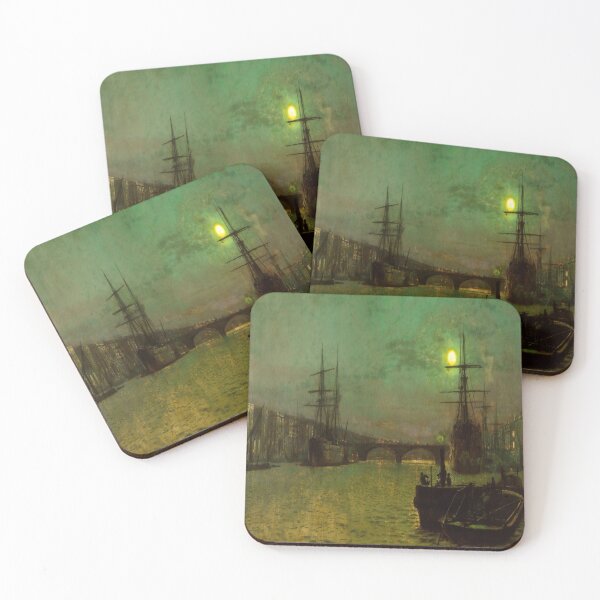Item preview, London Bridge Half Tide-John Atkinson Grimshaw designed and sold by LexBauer.