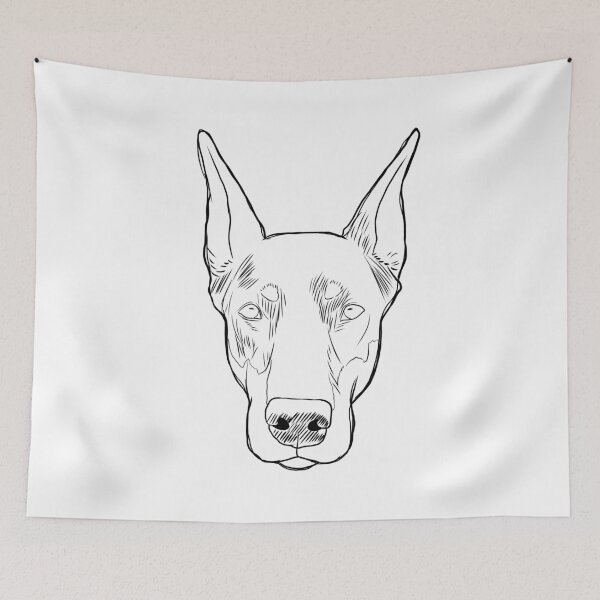 Item preview, Dog Doberman Portrait designed and sold by alwe-designs.