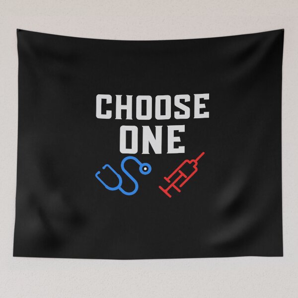 Item preview, Nurse Humor -Choose One: stethoscope or syringe? designed and sold by Radu Matei.