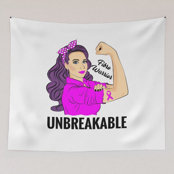 Item preview, Fibromyalgia Fibro Warrior Unbreakable Awareness designed and sold by ZNOVANNA.