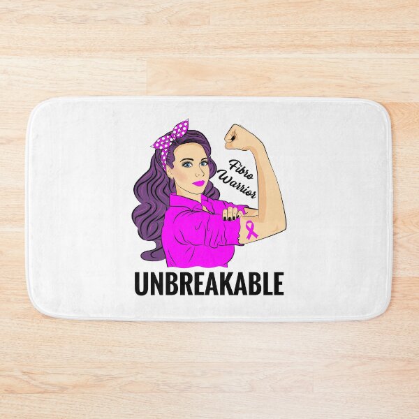 Item preview, Fibromyalgia Fibro Warrior Unbreakable Awareness designed and sold by ZNOVANNA.