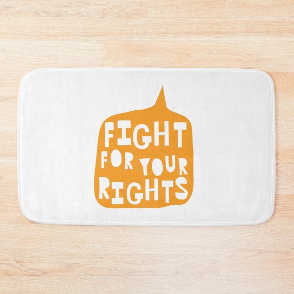 Item preview, FIGHT FOR YOUR RIGHTS speech bubble designed and sold by jazzydevil.