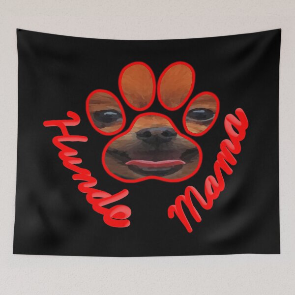 Item preview, Hundemama Pomeranian Red designed and sold by JWDesigns777.