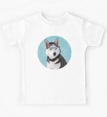 Mr Siberian Husky Kids Tee