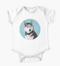 Mr Siberian Husky One Piece - Short Sleeve