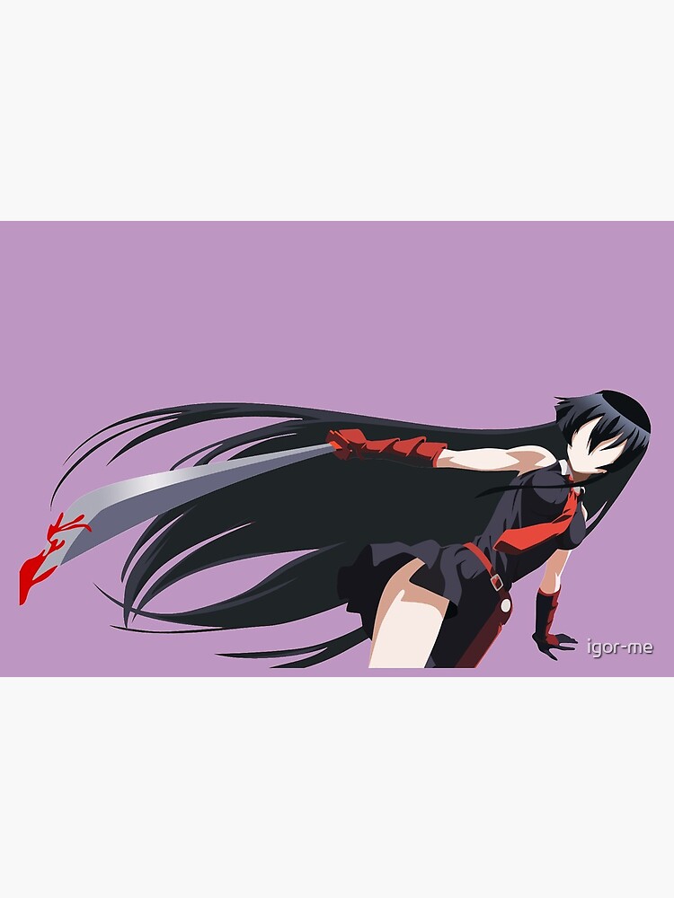 Akame from Akame ga Kill Minimal HD wallpaper | Pxfuel