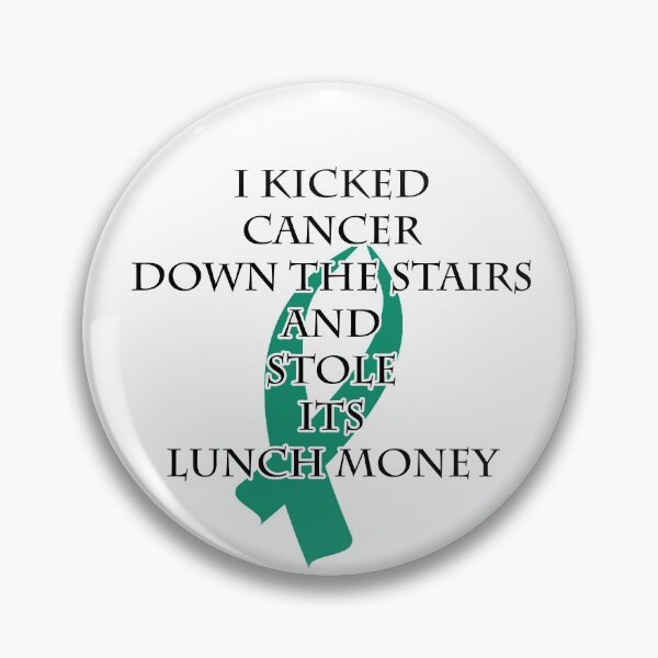 Item preview, Cancer Bully (Teal Ribbon)  designed and sold by blakcirclegirl.