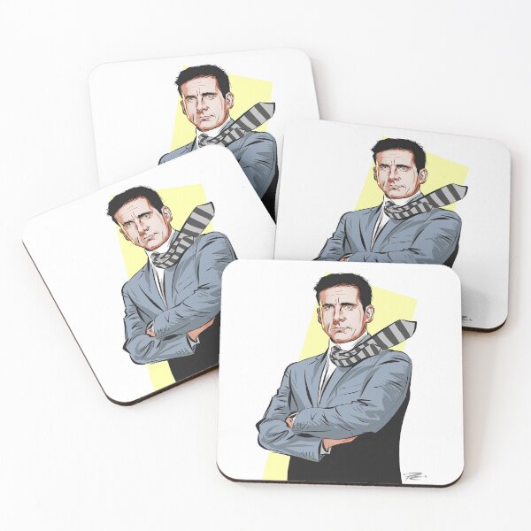 Item preview, Steve Carell - An illustration by Paul Cemmick designed and sold by TIGERDAVER.