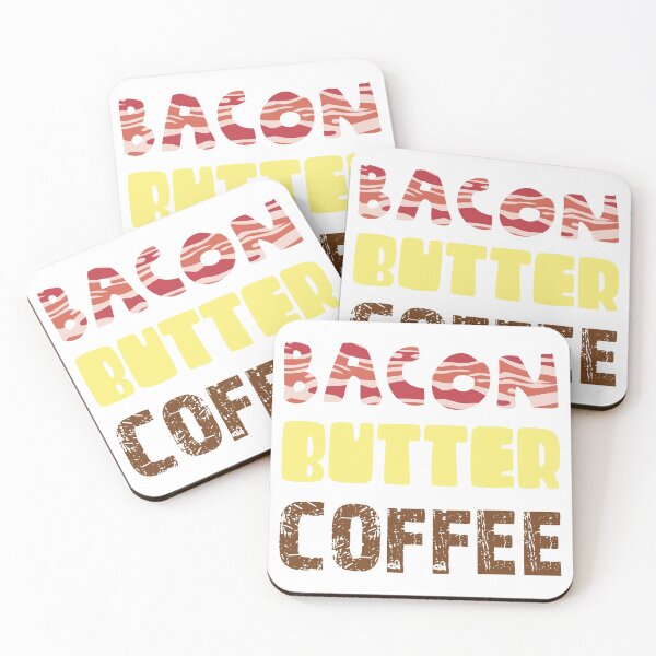 Item preview, Bacon, Butter, Coffee designed and sold by square-lemon.