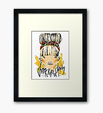 look like a lady Framed Print