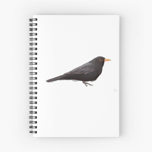Item preview, Mirlo - Blackbird designed and sold by Lidia Chía.