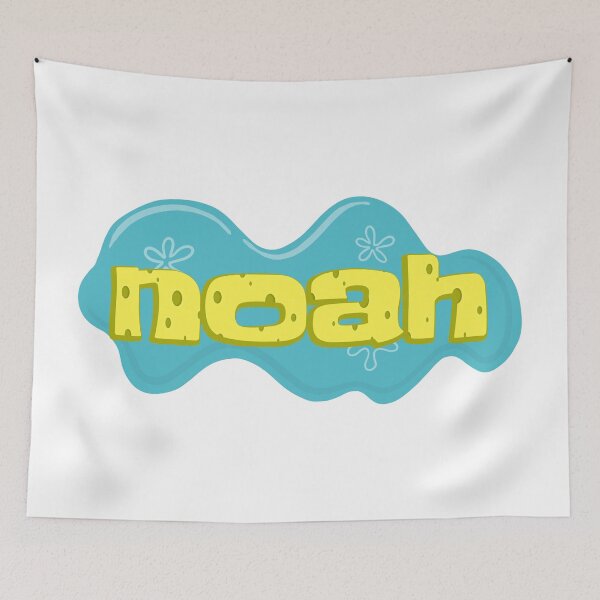 Item preview, Boy Name Noah in SpongeBob Cartoon Style designed and sold by Space-Bug.