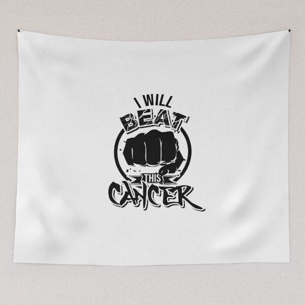 Item preview, I will beat this cancer! designed and sold by Cutebutfunny.