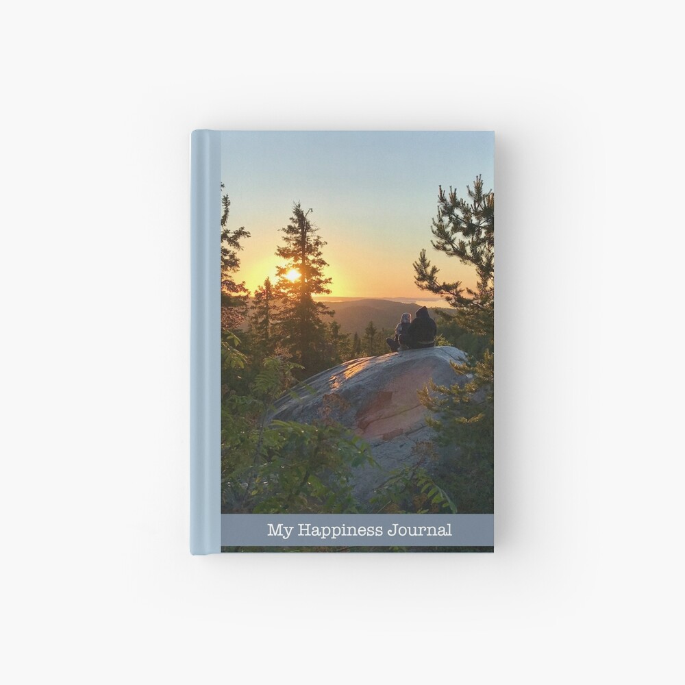 My Happiness Journal Lovers at Sunset Hardcover Journal