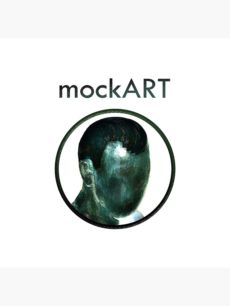 Thumbnail 3 of 3, Throw Pillow, mockART - Faceless Logo designed and sold by mockART.
