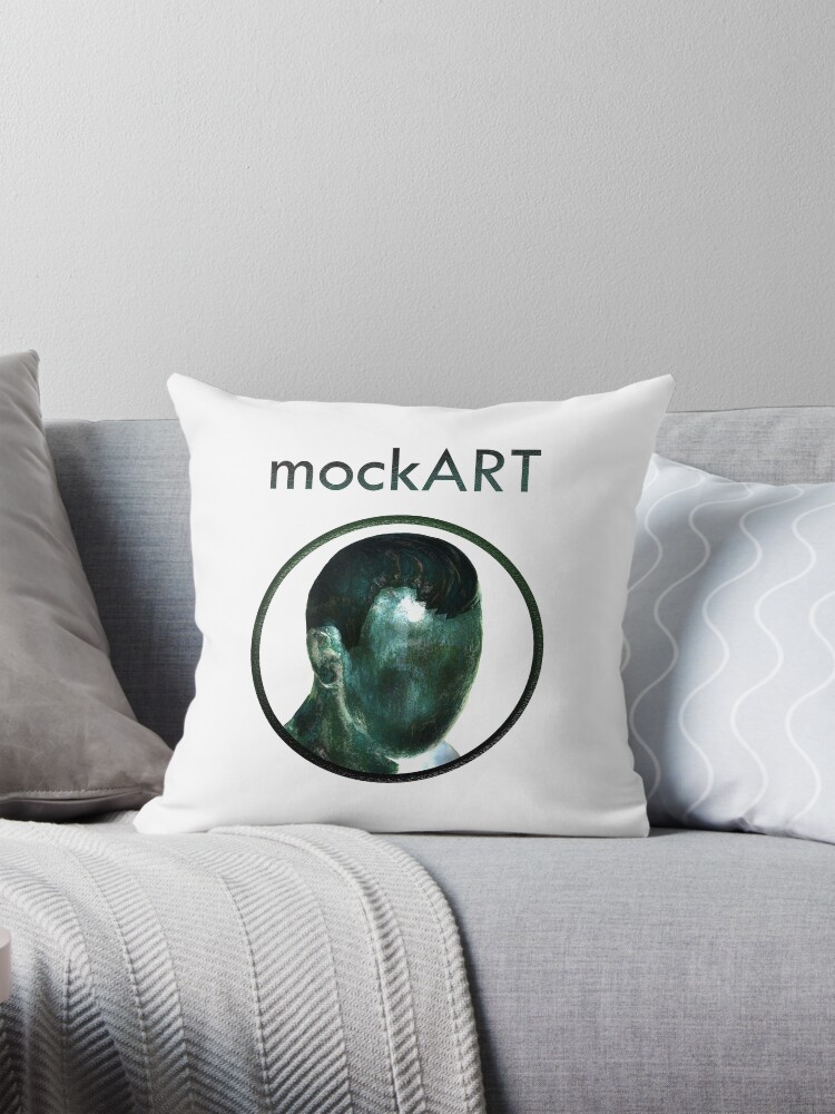 Thumbnail 1 of 4, Pillow, mockART - Faceless Logo designed and sold by mockART.