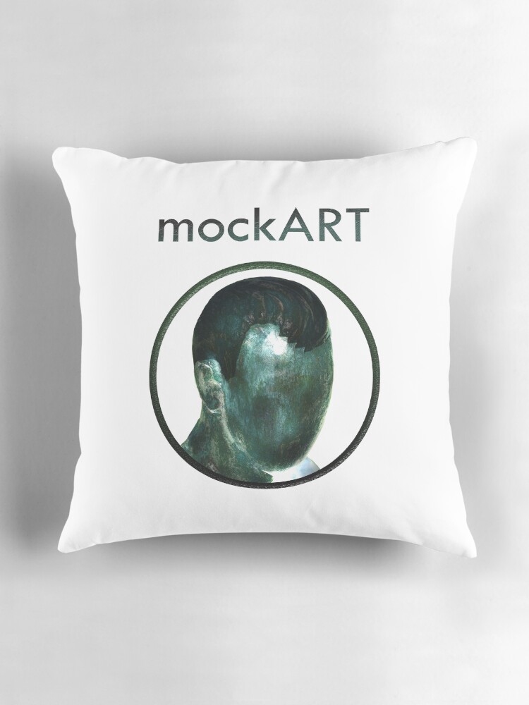 Thumbnail 3 of 4, Pillow, mockART - Faceless Logo designed and sold by mockART.