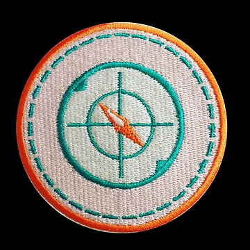 Artwork thumbnail, Compass Sticker by designolo
