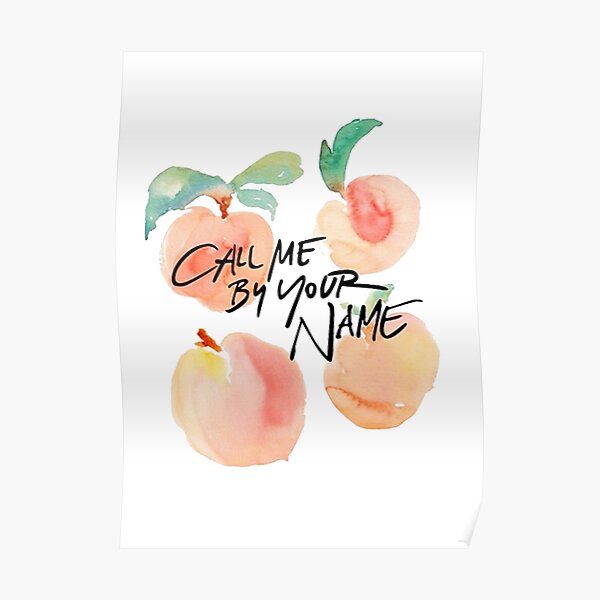 Posters Sur Le Theme Call Me By Your Name Redbubble