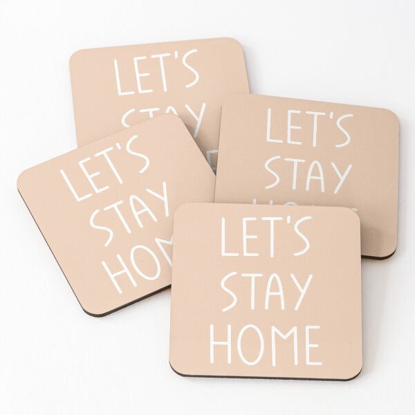 Item preview, Let's Stay Home designed and sold by Trio's Stuff.