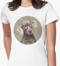 Mr Weimaraner Women's Fitted T-Shirt
