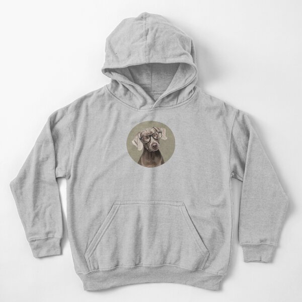Mr Weimaraner Kids Pullover Hoodie