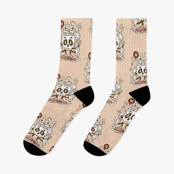 Item preview, Cooking Skull Cartoon Character - Funny illustration for people who make cooking look easy ! designed and sold by Nickelparis.