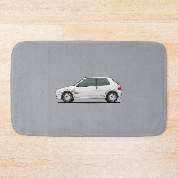 Item preview, S2 Peu geot 106 Rallye Single Illustration designed and sold by RJWautographics.