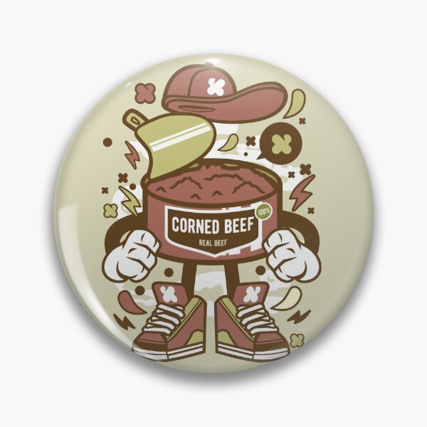 Item preview, Corned Beef Cartoon Character - Fun illustration for corned beef Lovers ! designed and sold by Nickelparis.