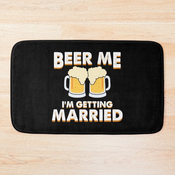 Item preview, Beer me beer cheers drink alcohol marriage gift designed and sold by redshirtz.