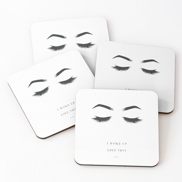 Item preview, I Woke Up Like This - Lashes and Brows designed and sold by Naomillustrates.