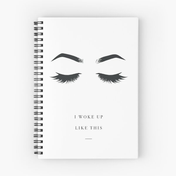 Item preview, I Woke Up Like This - Lashes and Brows designed and sold by Naomillustrates.