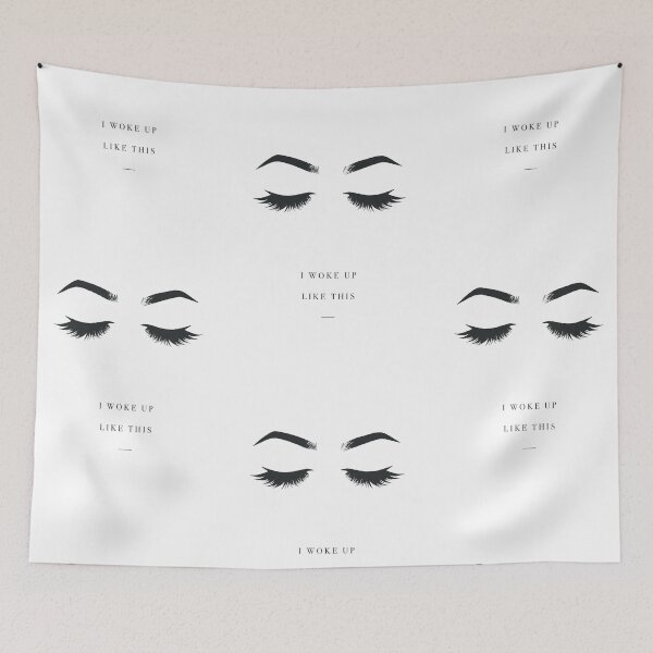 Item preview, I Woke Up Like This - Lashes and Brows designed and sold by Naomillustrates.