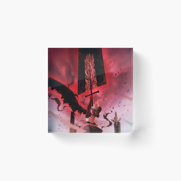 Black Clover Asta Acrylic Block