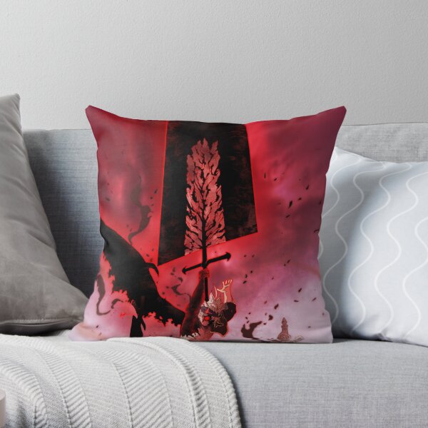 Black Clover Asta Throw Pillow