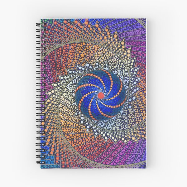 Item preview, Mandalastone on canvas, Fibonacci spiral designed and sold by viodots.