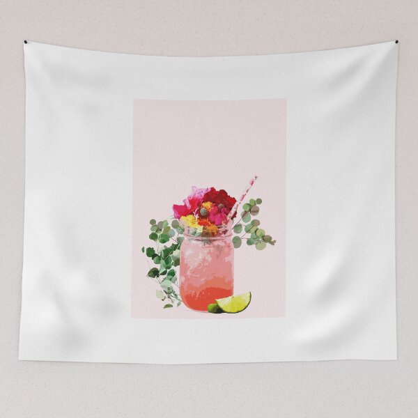 Item preview, Pink Cocktail Artwork designed and sold by Naomillustrates.