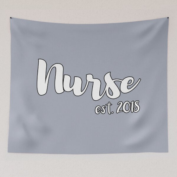 Item preview, Nurse est. 2018 designed and sold by LazyMillenial.