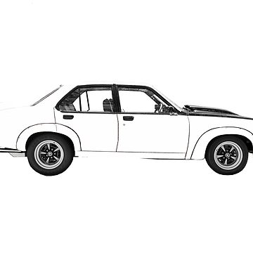 "LH Holden Torana SLR/5000 1974 Glacier White" Sticker for Sale by ...