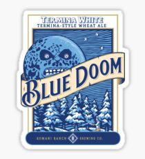 Blue Doom Sticker