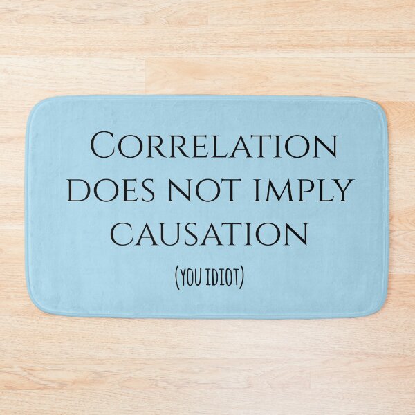 Item preview, Correlation Does Not Imply Causation but pastel designed and sold by inkandmadness.