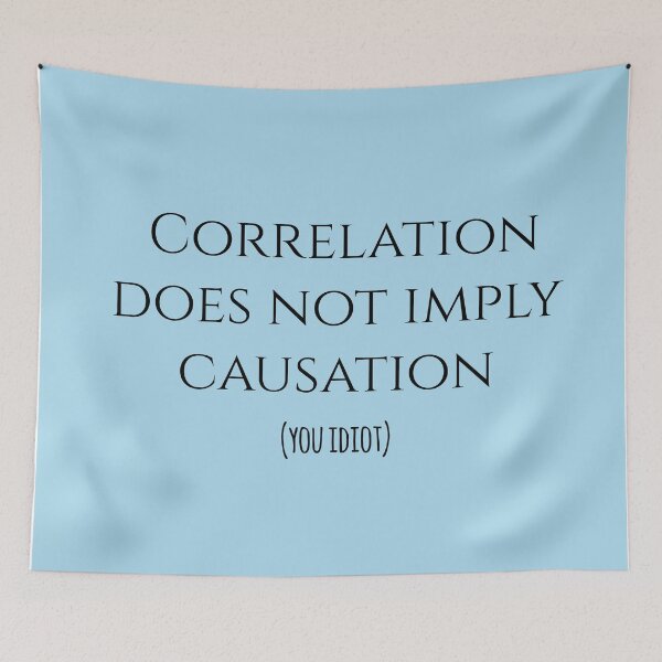 Item preview, Correlation Does Not Imply Causation but pastel designed and sold by inkandmadness.