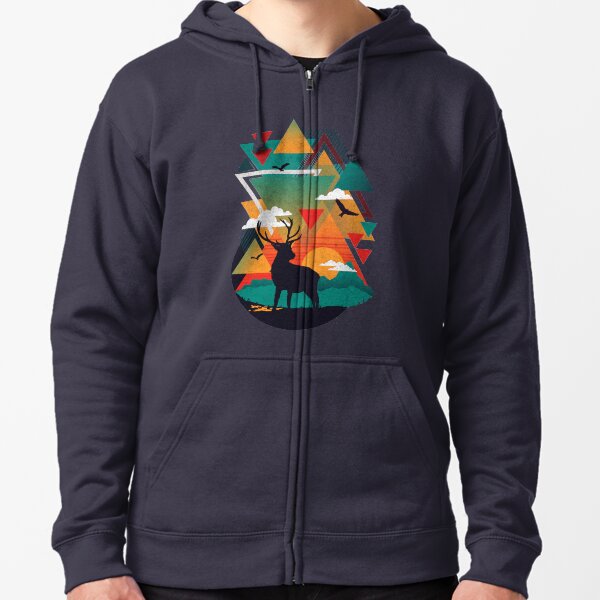 New Ridges Zipped Hoodie