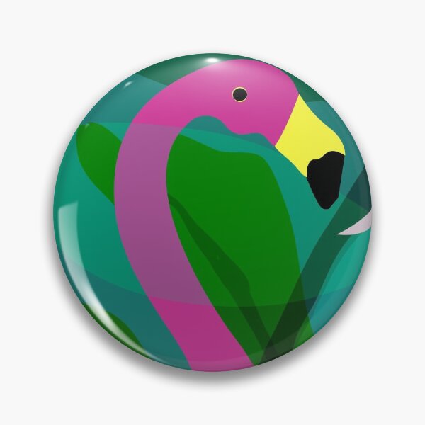 Item preview, Flamingo flower leafy illustration designed and sold by juliechicago.