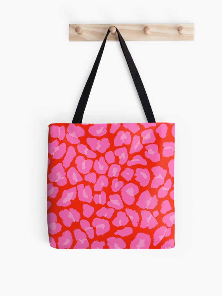 pink leopard print bag