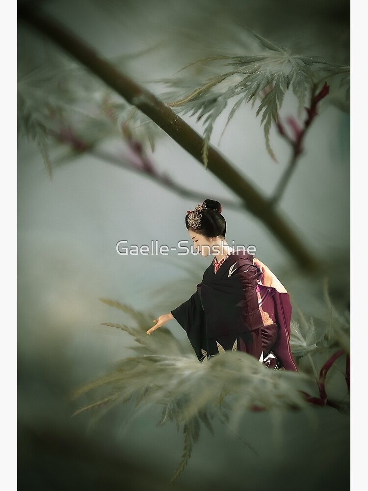 « Portrait de voyage imaginaire - érable vert 1 » par Gaelle-Sunshine