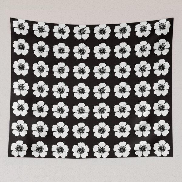 Item preview, Black Floral Daisy designed and sold by PageDesigns.