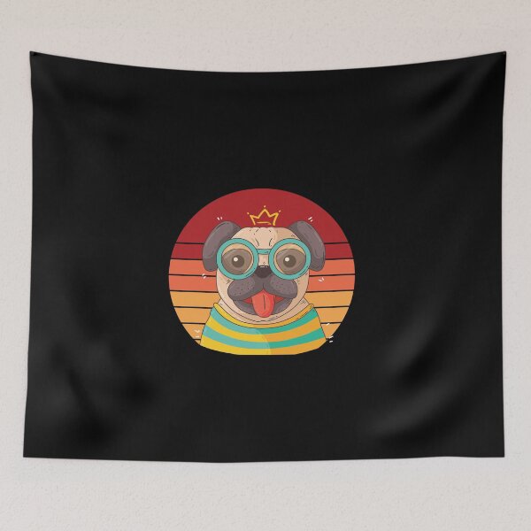 Item preview, kawaii buzing pug bee lover designed and sold by thehafdesigner.