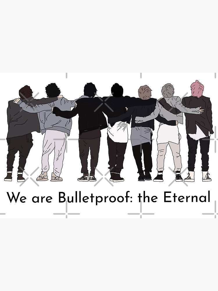 Bts On We Are Bulletproof The Eternal Design Postcard By Noonastudio Redbubble