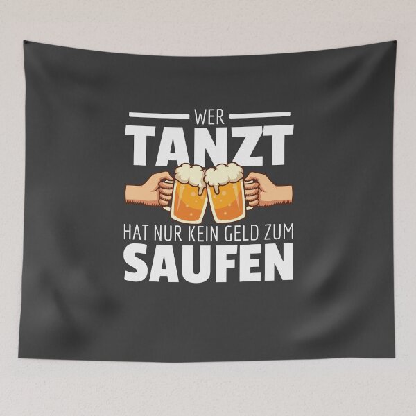Item preview, Whoever dances just has no money to drink saying designed and sold by Team150Designz.